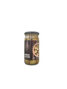 ARGRINIO grüne Oliven im Glas mit Kern / 215 gr. netto