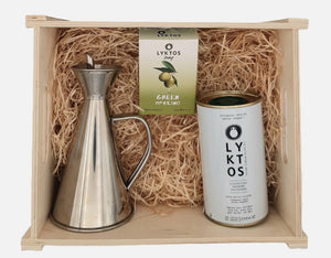 Olivenölkännchen in Geschenkbox