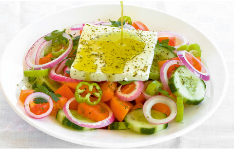 Geschmack mit Blick aufs Meer   Griechischer Salat !