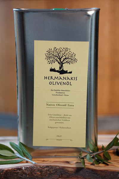 Hermanakis - Natives Olivenöl Extra 3 Liter